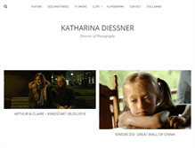 Tablet Screenshot of katharinadiessner.com